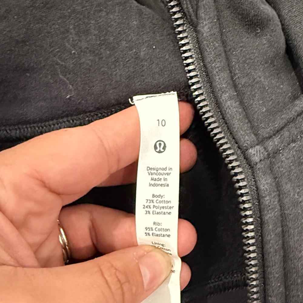 lululemon athletica Black Hooded Jacket - Picture 2 of 2
